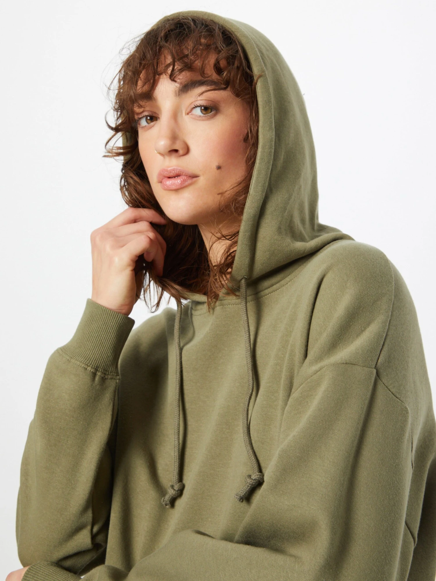 Pieces Hoodies Sweatshirt CHILLI Dames Kaki 7 Pieces Hoodies Sweatshirt CHILLI Dames Kaki - Afbeelding 5