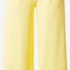ICHI Bandplooibroeken Wide Leg Bandplooibroek KATE Dames Geel
