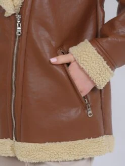 Leren Jassen Winterjas Ella Dames Bruin 13 Leren Jassen Winterjas Ella Dames Bruin -Schmuddelwedda Winkel 80dd3eb76a9be13749111120320a852d