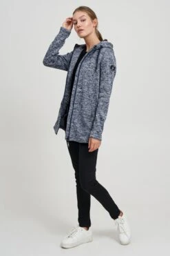 OXMO Outdoor Jassen Fleece Jas Kaira Dames Zwart -Schmuddelwedda Winkel 820c6ec62e004ca612ef26f6390b535c