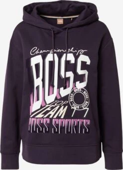 BOSS ORANGE Hoodies Sweatshirt Edelight Dames Aubergine