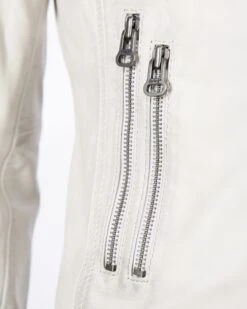 Maze Leren Jassen Tussenjas Ibiza Dames Wit -Schmuddelwedda Winkel 89724878f65583f1757b0ddaa7d26a93