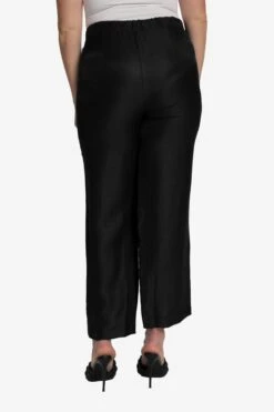 Ulla Popken Bandplooibroeken Loosefit Bandplooibroek 808512 Dames Zwart -Schmuddelwedda Winkel 8b2e03292814a749176ecf4dbff76ebc