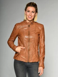 Mustang Leren Jassen Tussenjas Gil Dames Bruin -Schmuddelwedda Winkel 8d64136f9dbc171bdb0088e1c7a1480d