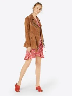 Freaky Nation Leren Jassen Tussenjas Modern Times Dames Cognac -Schmuddelwedda Winkel 8db05c2fb18c5c62f209d088fd753d0c