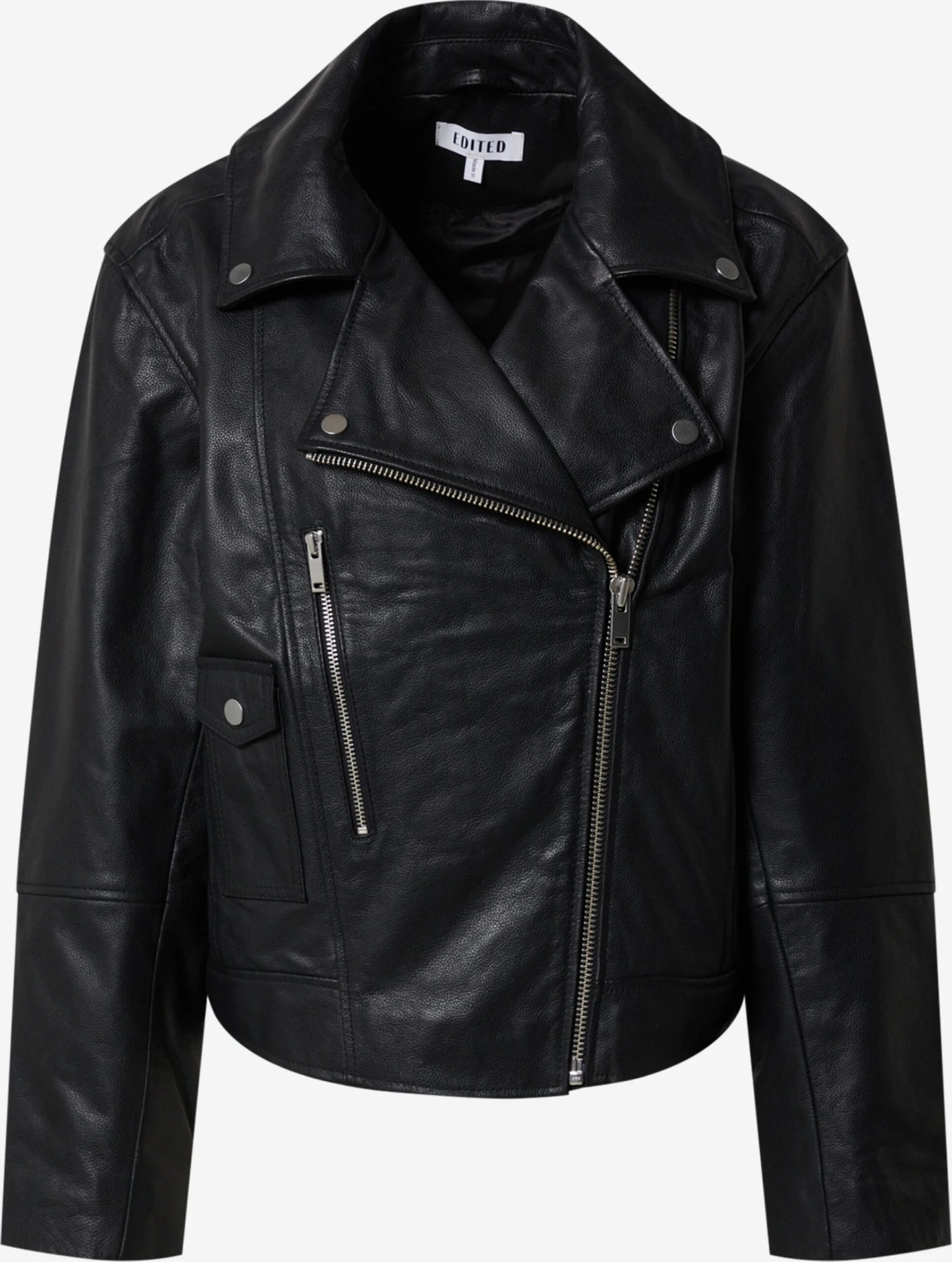 EDITED Leren Jassen Tussenjas Jakoba Dames Zwart 3 EDITED Leren Jassen Tussenjas Jakoba Dames Zwart