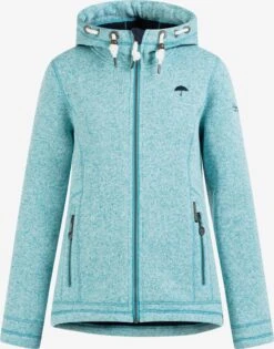 Schmuddelwedda Outdoor Jassen Fleece Jas Dames Blauw