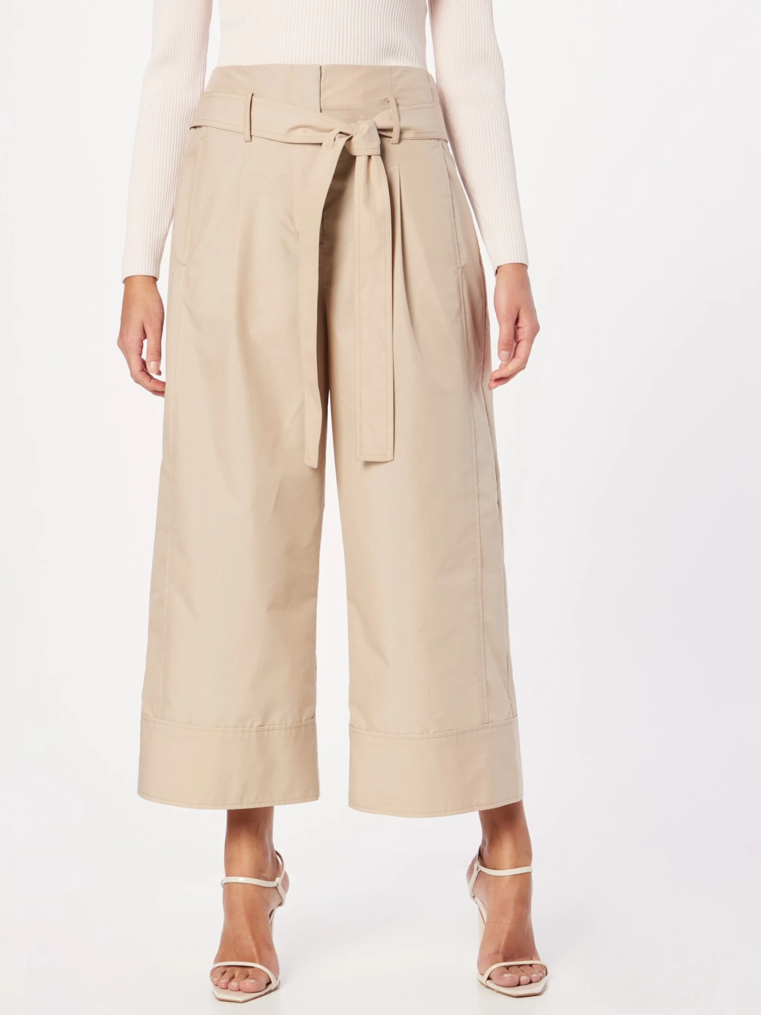 3.1 Phillip Lim Bandplooibroeken Wide Leg Bandplooibroek Dames Kaki 5 3.1 Phillip Lim Bandplooibroeken Wide Leg Bandplooibroek Dames Kaki - Afbeelding 3