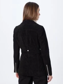 Freaky Nation Leren Jassen Tussenjas Modern Times Dames Zwart -Schmuddelwedda Winkel 9ca63920081f9a4a10b116bfa6432cb8