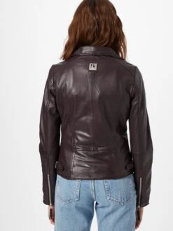 Freaky Nation Leren Jassen Tussenjas Dames Aubergine -Schmuddelwedda Winkel 9de9a50a4e0321f35e4cf6bb4a0c0a6f