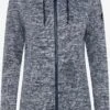 OXMO Outdoor Jassen Fleece Jas Kaira Dames Zwart