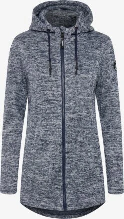 OXMO Outdoor Jassen Fleece Jas Kaira Dames Zwart