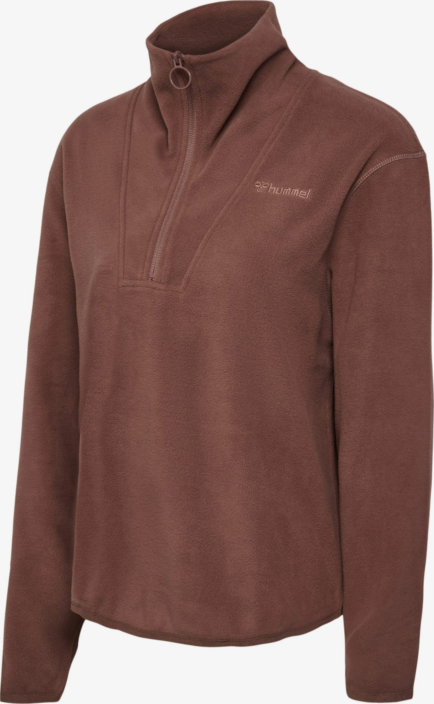 Hummel Outdoor Jassen Fleece Jas Dames Sepia 5 Hummel Outdoor Jassen Fleece Jas Dames Sepia - Afbeelding 3