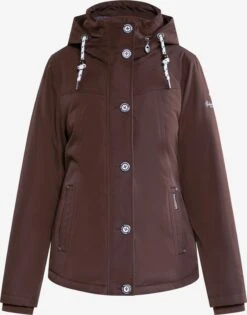 Schmuddelwedda Outdoor Jassen Functionele Jas Dames Donkerbruin