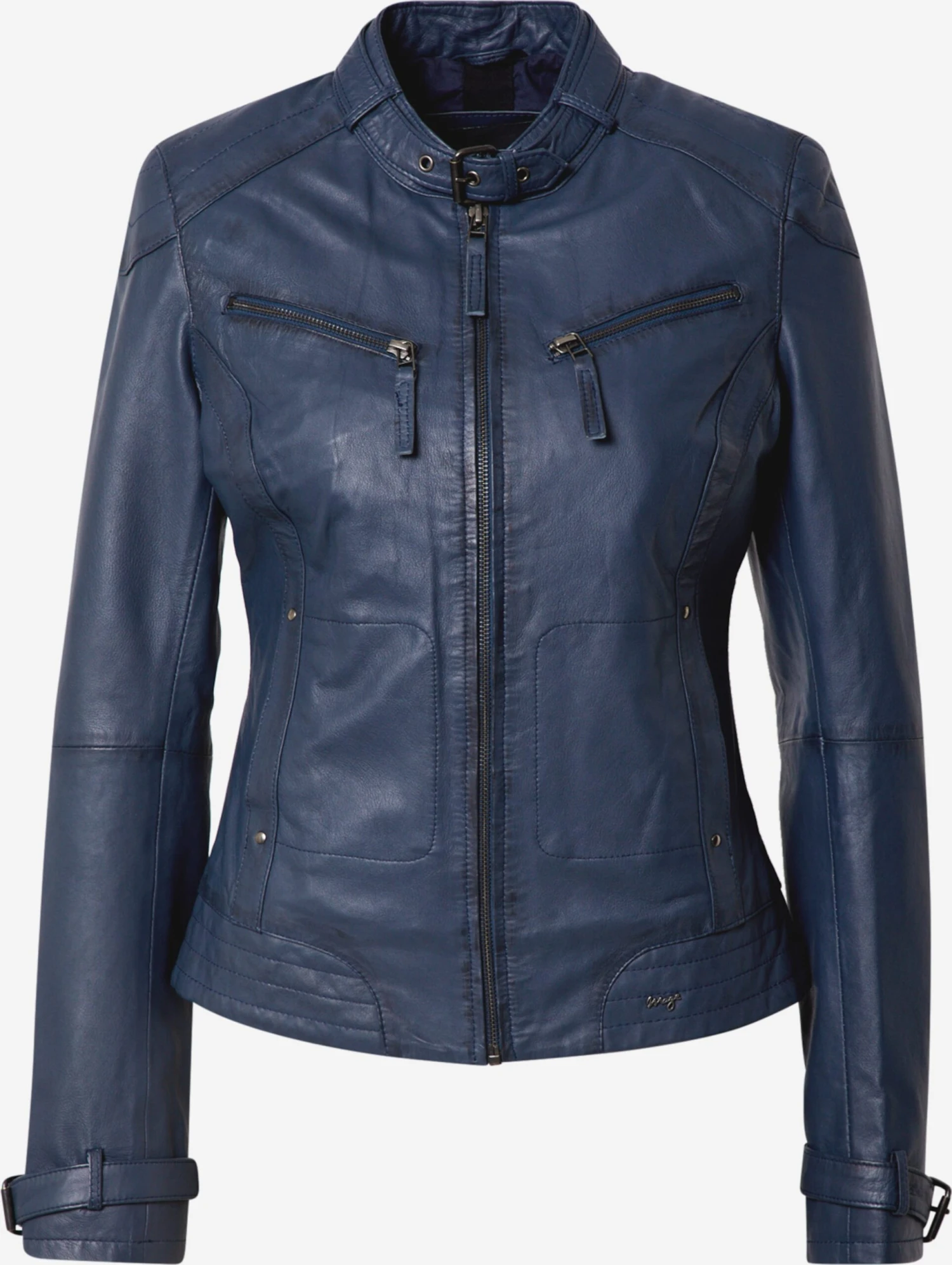 Maze Leren Jassen Tussenjas Ryana Dames Donkerblauw 3 Maze Leren Jassen Tussenjas Ryana Dames Donkerblauw