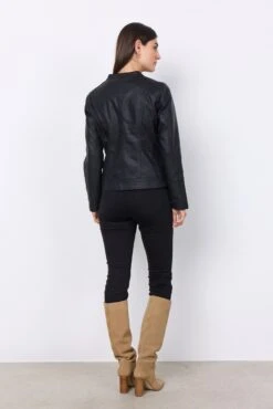 Soyaconcept Leren Jassen Tussenjas GUNILLA 6 Dames Zwart -Schmuddelwedda Winkel aa814a277a0d2fb36364fe4576ad4ba1