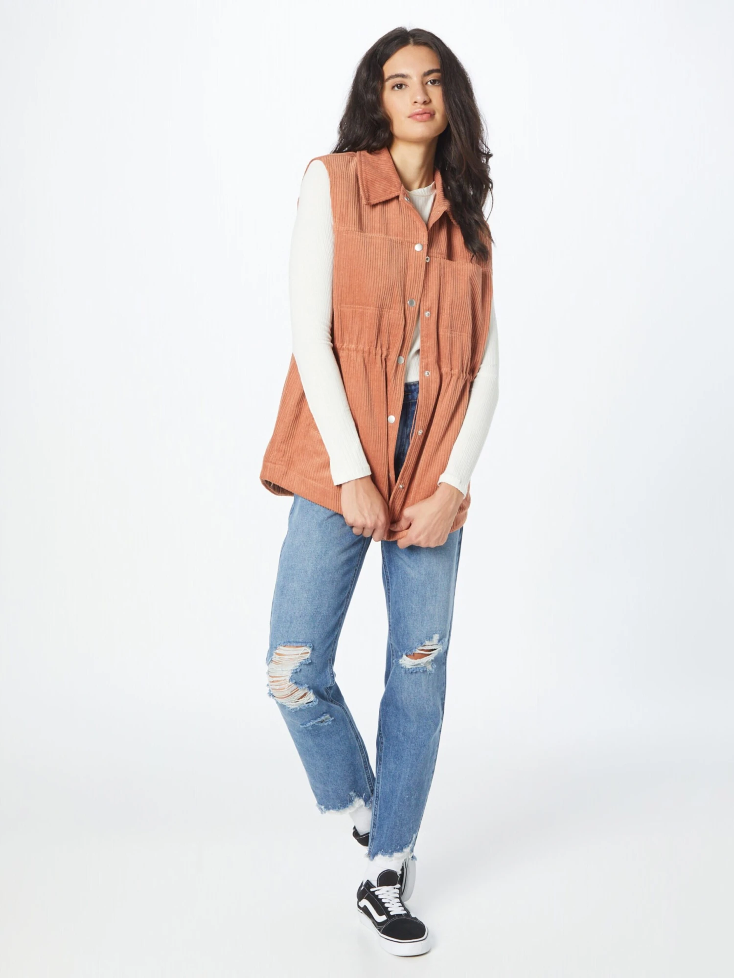 Soft Rebels Bodywarmers Bodywarmer Addison Dames Donkerbeige 7 Soft Rebels Bodywarmers Bodywarmer Addison Dames Donkerbeige - Afbeelding 5