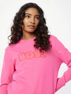 BOSS ORANGE Sweatshirts Sweatshirt Ela Dames Pink -Schmuddelwedda Winkel b95256ed2c831f706ce25a5881f3295a