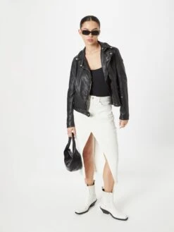 GIPSY Leren Jassen Tussenjas Faye Dames Zwart -Schmuddelwedda Winkel baf788458bc9b73e7bb8cbf37e537385