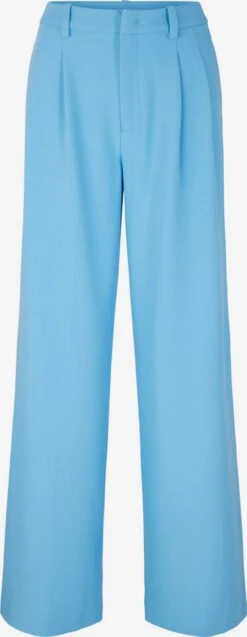 TOM TAILOR Denim Bandplooibroeken Wide Leg Bandplooibroek Dames Hemelsblauw