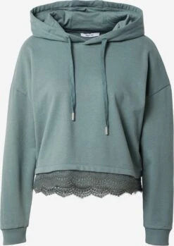 Schmuddelwedda Winkel 30 About You Hoodies Sweatshirt Letizia Dames Jade Groen