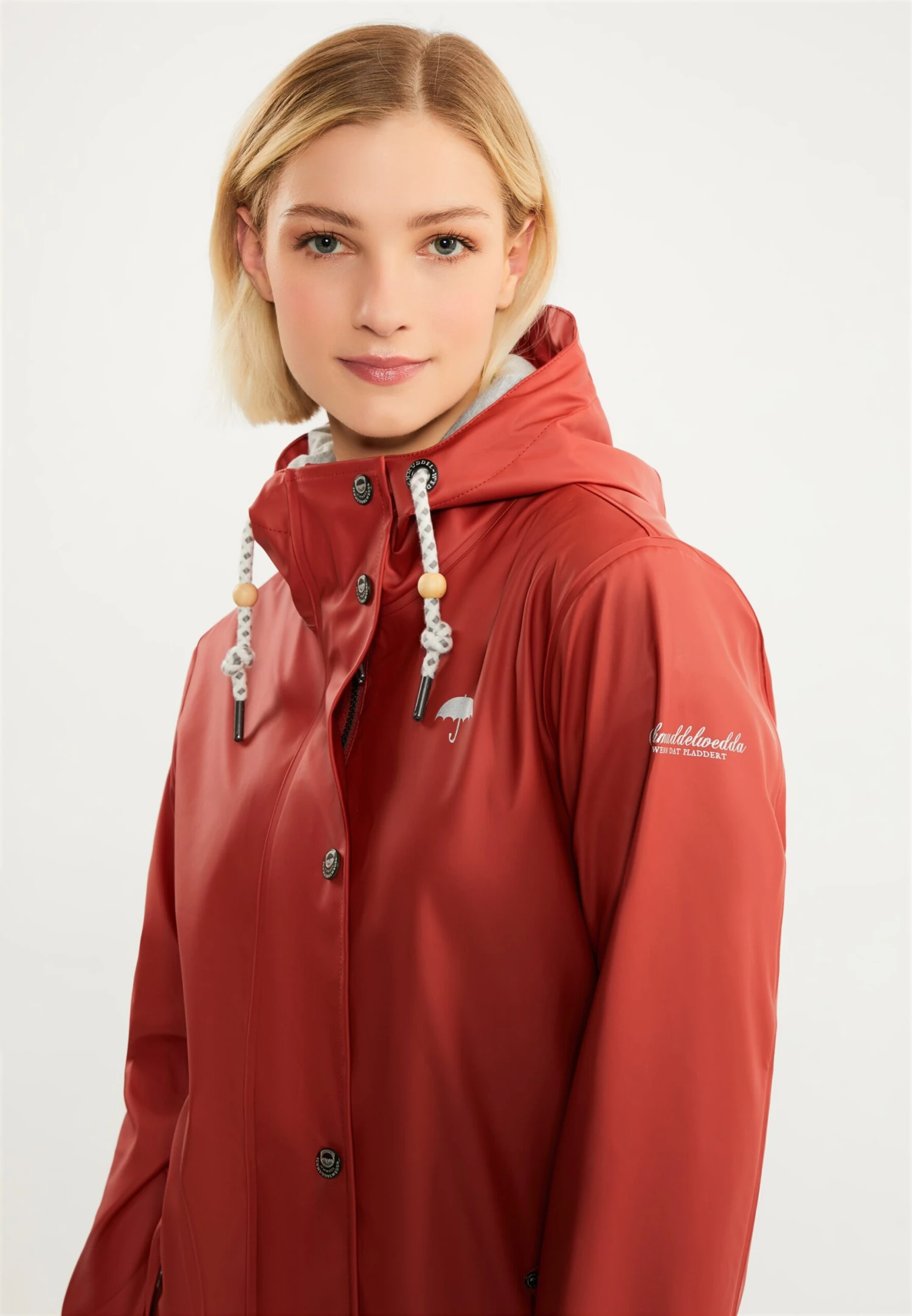 Schmuddelwedda Outdoor Jassen Functionele Jas Dames Pastelrood 7 Schmuddelwedda Outdoor Jassen Functionele Jas Dames Pastelrood - Afbeelding 5