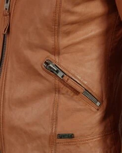 Mustang Leren Jassen Tussenjas Dames Bruin -Schmuddelwedda Winkel bf4b1866c4178ebec97ea697f183ab71