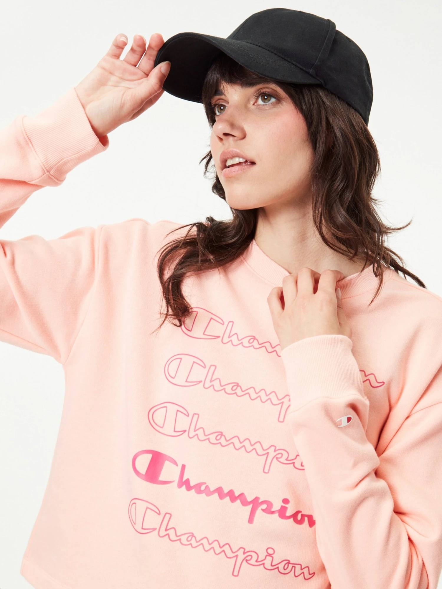 Sweatshirts Sweatshirt Dames Pink / Rosa 4 Sweatshirts Sweatshirt Dames Pink / Rosa - Afbeelding 2