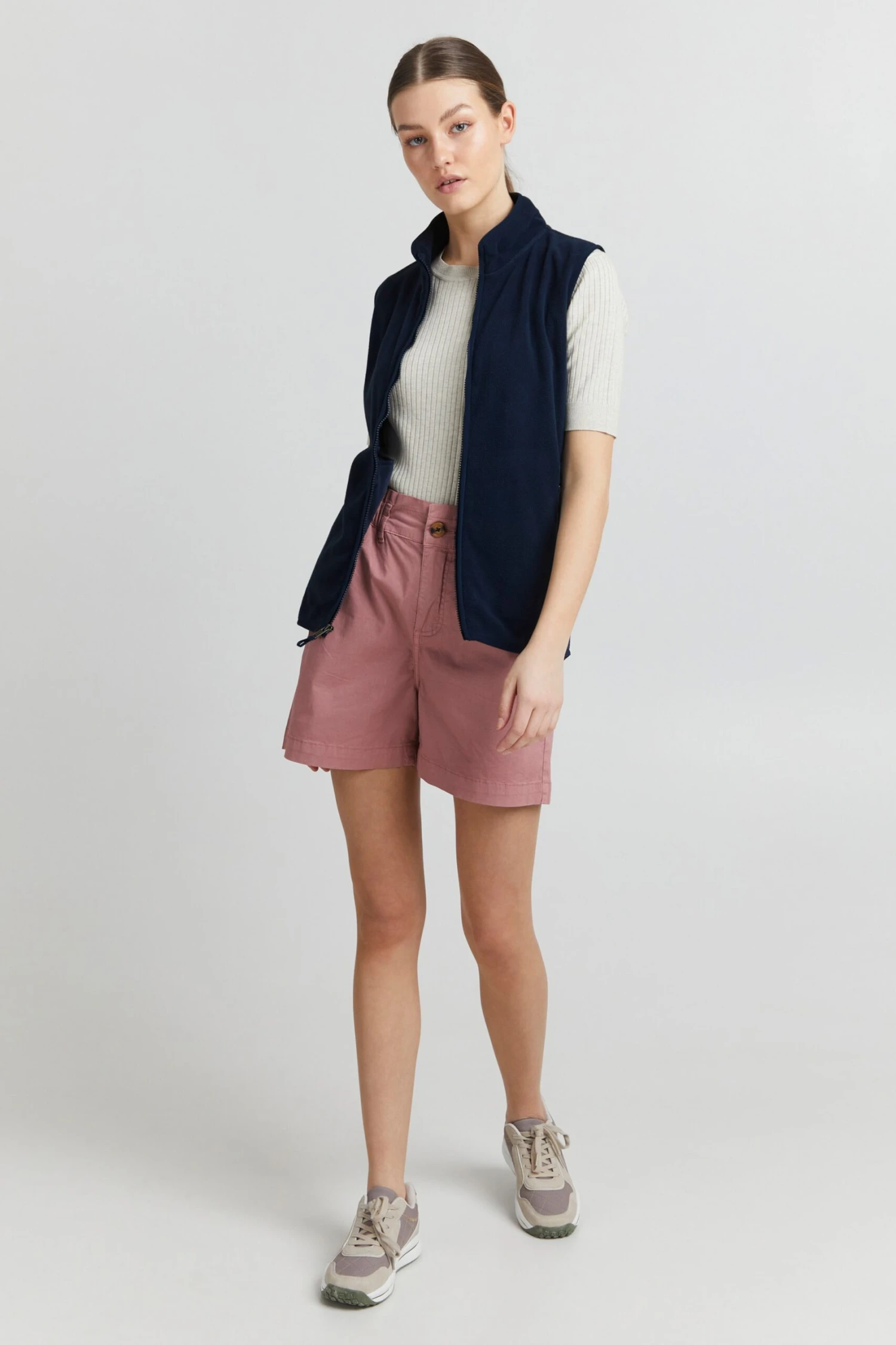 OXMO Bodywarmers Bodywarmer Ragnara Dames Donkerblauw / Blauw Gemêleerd 5 OXMO Bodywarmers Bodywarmer Ragnara Dames Donkerblauw / Blauw Gemêleerd - Afbeelding 3