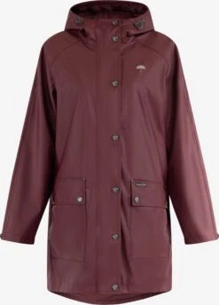 Schmuddelwedda Outdoor Jassen Functionele Jas Bridgeport Dames Wijnrood