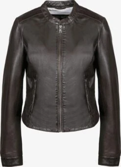 Freaky Nation Leren Jassen Tussenjas Bea-FN Dames Bruin