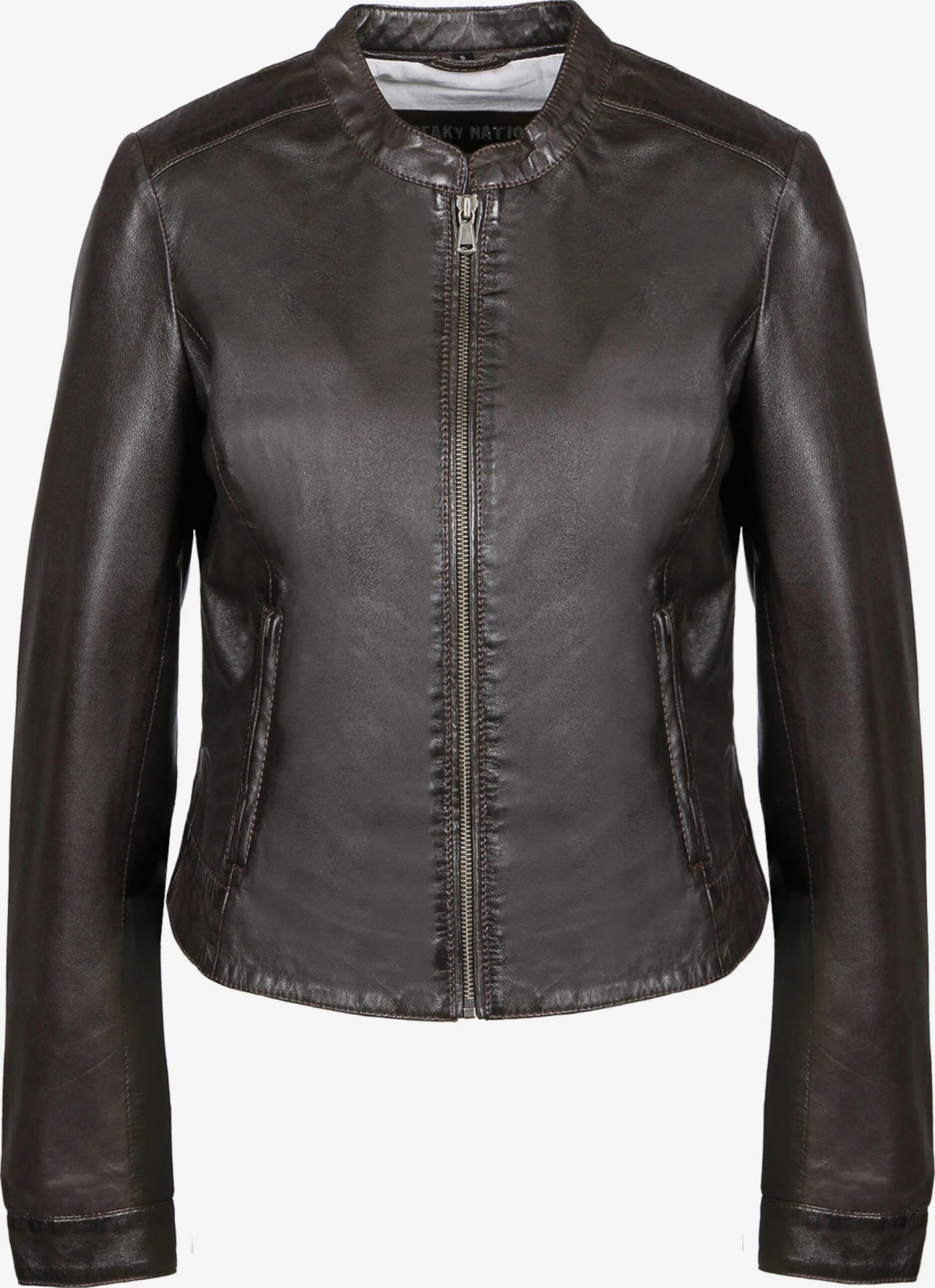 Freaky Nation Leren Jassen Tussenjas Bea-FN Dames Bruin 3 Freaky Nation Leren Jassen Tussenjas Bea-FN Dames Bruin