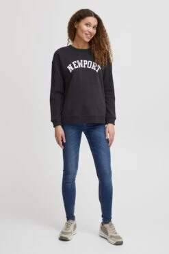 OXMO Sweatshirts Sweatshirt Coleen Dames Zwart 11 OXMO Sweatshirts Sweatshirt Coleen Dames Zwart -Schmuddelwedda Winkel c21104966d34acde577ae2ee90116b62