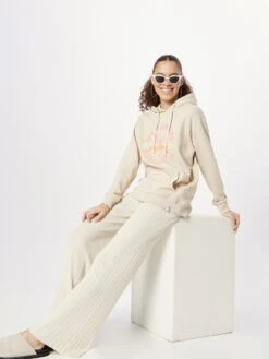 Hoodies Sweatshirt Delinda Dames Beige -Schmuddelwedda Winkel c653889cb704ee6ad2f9870a6924aec9