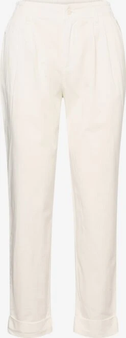 Marie Lund Bandplooibroeken Loosefit Bandplooibroek Dames Nude