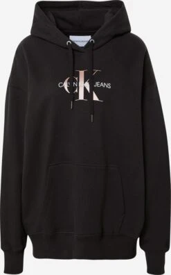 Calvin Klein Jeans Hoodies Sweatshirt Dames Zwart
