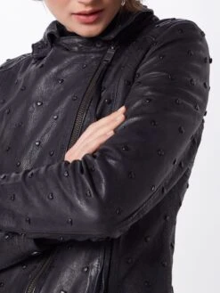 Maze Leren Jassen Tussenjas Heart Dames Zwart -Schmuddelwedda Winkel cfc15b89ef135a2b5670aa918f012cfd