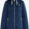 Schmuddelwedda Outdoor Jassen Fleece Jas Dames Marine