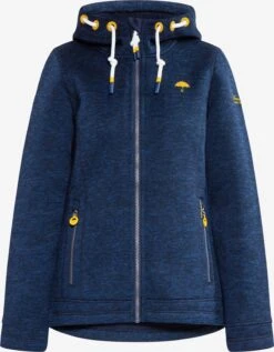 Schmuddelwedda Outdoor Jassen Fleece Jas Dames Marine