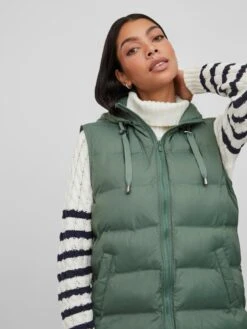 Vila Bodywarmers Bodywarmer TRISH Dames Kaki 15 Vila Bodywarmers Bodywarmer TRISH Dames Kaki -Schmuddelwedda Winkel d4befe371923f2e40e073400b921a151