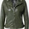 GIPSY Leren Jassen Tussenjas Maizy Dames Olijfgroen