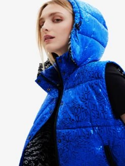 Desigual Bodywarmers Bodywarmer Oslo Dames Hemelsblauw / Donkerblauw -Schmuddelwedda Winkel d89adf10a185de58640f5ff4fcd05a49