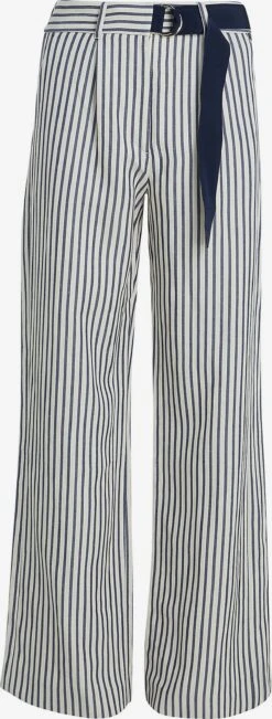Bandplooibroeken Wide Leg Bandplooibroek Dames Wit