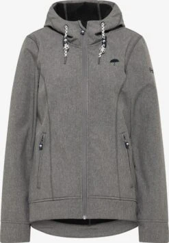 Schmuddelwedda Outdoor Jassen Functionele Jas Dames Grijs Gemêleerd