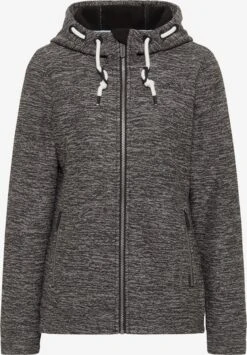 ICEBOUND Outdoor Jassen Fleece Jas Dames Grijs Gemêleerd