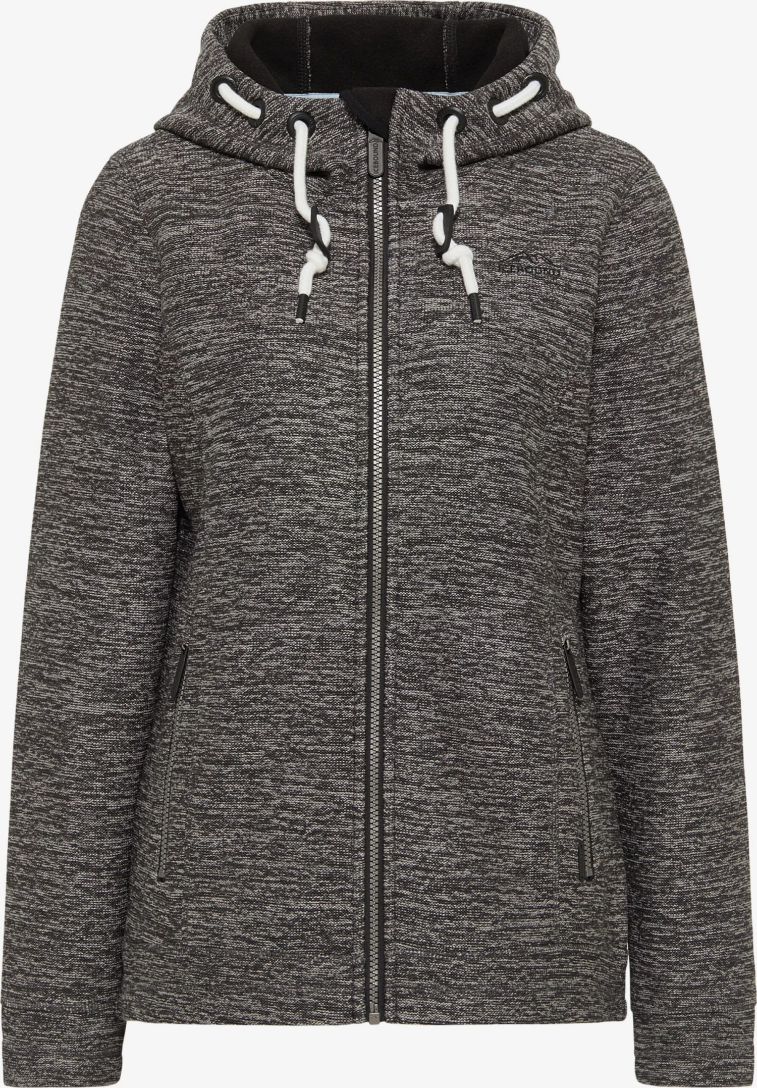 ICEBOUND Outdoor Jassen Fleece Jas Dames Grijs Gemêleerd 3 ICEBOUND Outdoor Jassen Fleece Jas Dames Grijs Gemêleerd