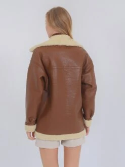 Leren Jassen Winterjas Ella Dames Bruin 12 Leren Jassen Winterjas Ella Dames Bruin -Schmuddelwedda Winkel e15d4e33db6be7790f0c267343a16c17