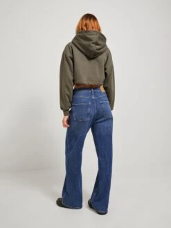 JJXX Hoodies Sweatshirt Ally Dames Olijfgroen -Schmuddelwedda Winkel e68f6cf6912a3e7f236a4a71dd47a553