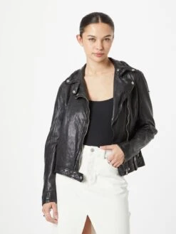 GIPSY Leren Jassen Tussenjas Faye Dames Zwart -Schmuddelwedda Winkel e870b0ecd196a0381a3d83649b0e88de