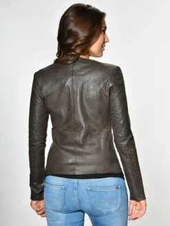 Maze Leren Jassen Tussenjas Kaduna Dames Bruin -Schmuddelwedda Winkel e97aa964901dd53f7a4aaa6d38d3217b